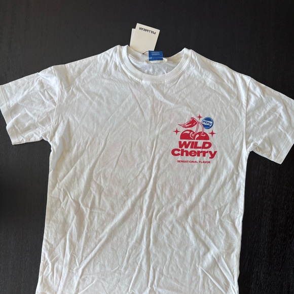 🍒Pull&Bear🍒 Wild Cherry Pepsi Graphic Tee NWT Woman Small - Picture 6 of 7